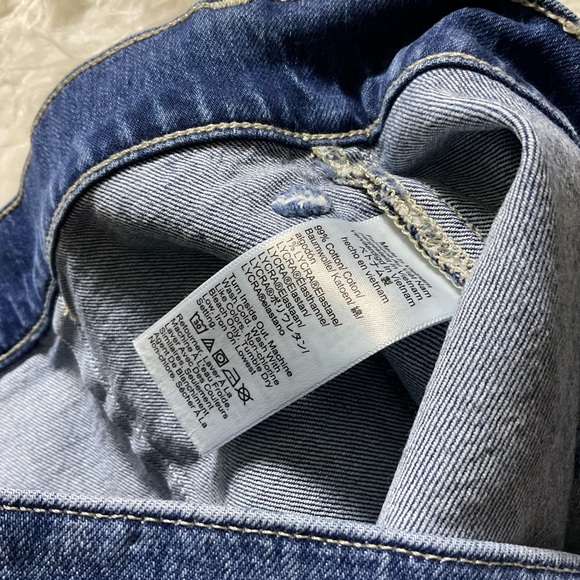 J Crew Wide-leg patch-pocket full-length jean in Navy Inlet Wash - Picture 4 of 5